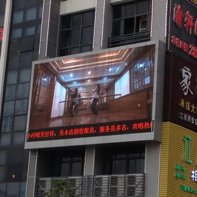 Açık P6 Yüksek Parlaklık LED Ekran Video Duvar Ekranı 14-16 Bit Gri Ölçek