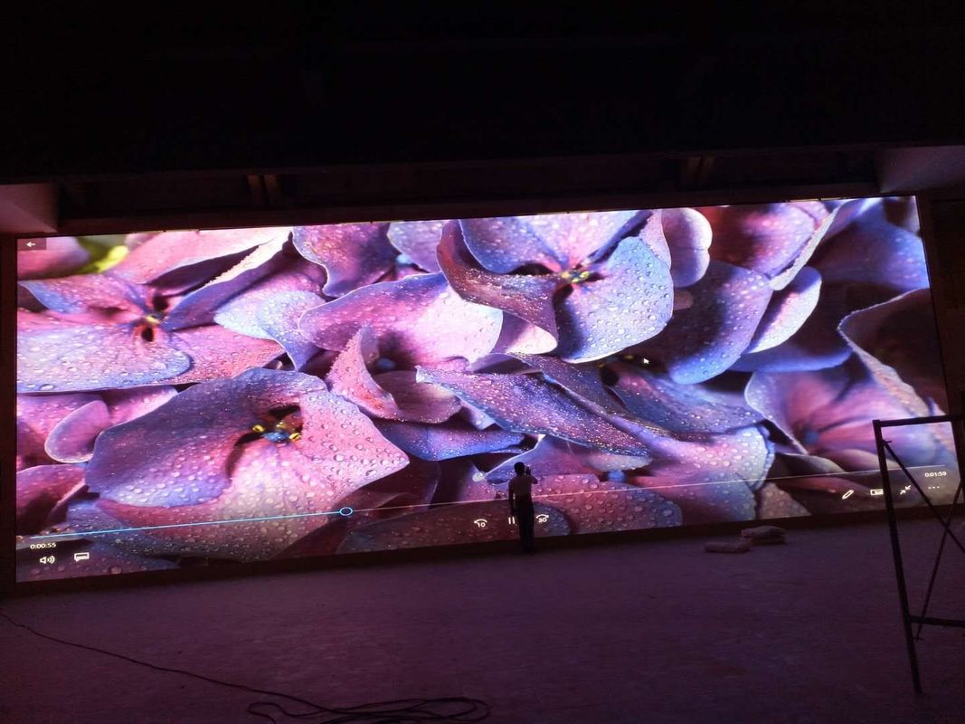 Döküm Alüminyum Dolaplı Tam Renkli Kiralama LED Video Ekran Ayarlanabilir Parlaklık