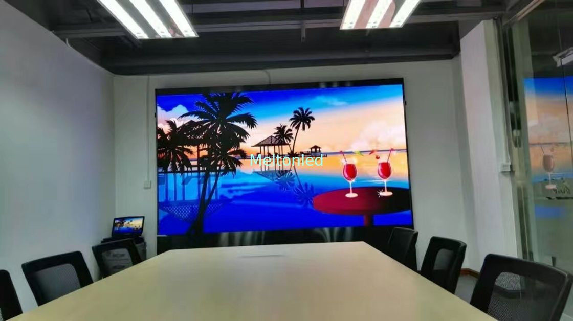 Kavisli P3 Tam Renkli LED Video Görüntü, Konferans İçin Kapalı LED Video Duvar