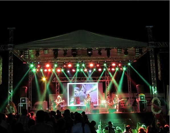 IP65 Koruyucu P6 Dış Mekan Led Video Duvar, Led Zemin Ekranı 6m İzleme Mesafesi