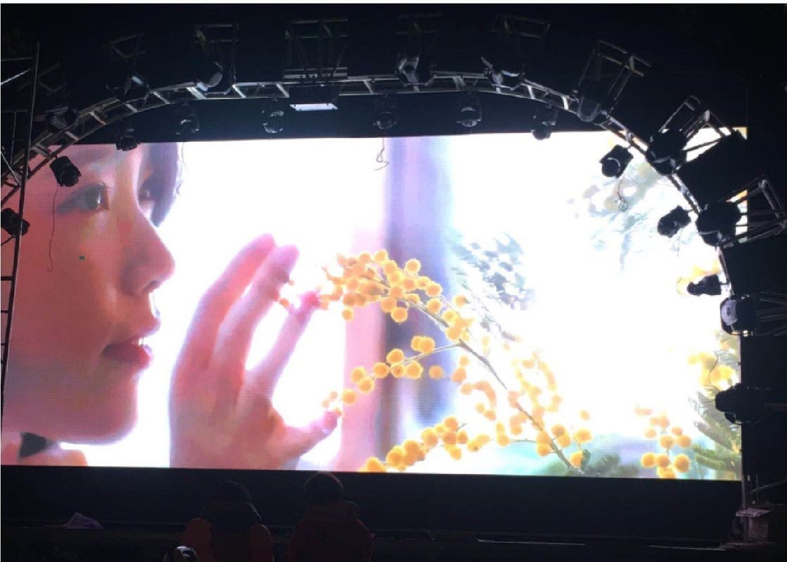 Sahne için Kapalı P3.91 Led Paneller, Sahne Led Video Duvar 500 * 500mm Dolap Boyutu