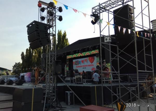 Olaylar için HD Dış Sahne LED Ekran 1/16 Tarama Sürüş 5000cd Parlaklık