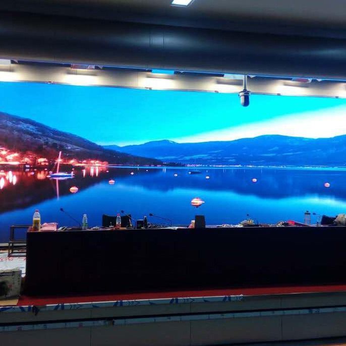 Büyük P2.5 Tam Renkli Led Mesaj Panosu, Ticari Led Ekranlar 1R1G1B Renk Yapılandırması