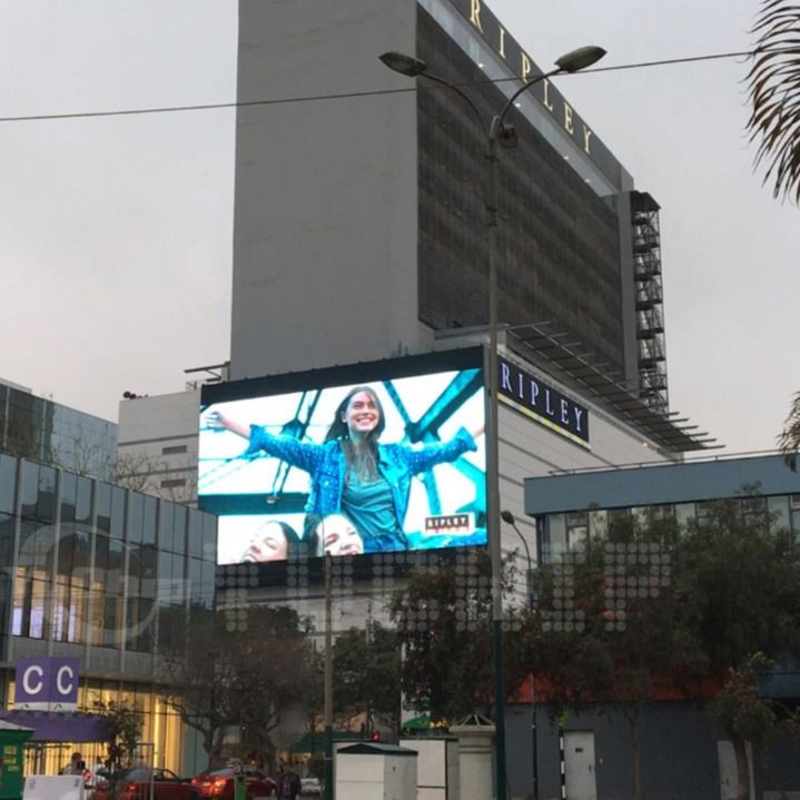 P10 HD Yüksek Parlaklık LED Ekran Tam Renkli 320 * 160mm Modül Boyutu FCC Onaylandı