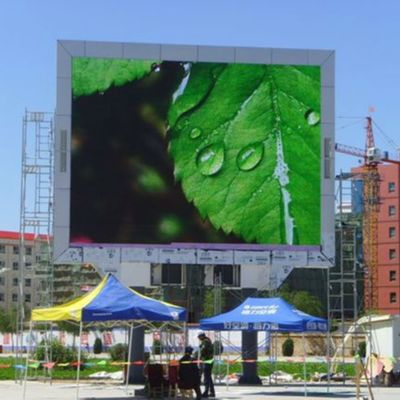 SMD Dış Mekan P10 Yüksek Tanımlı Led Ekran, Dış Mekan Led Ekran Kartı 14-16 Bit